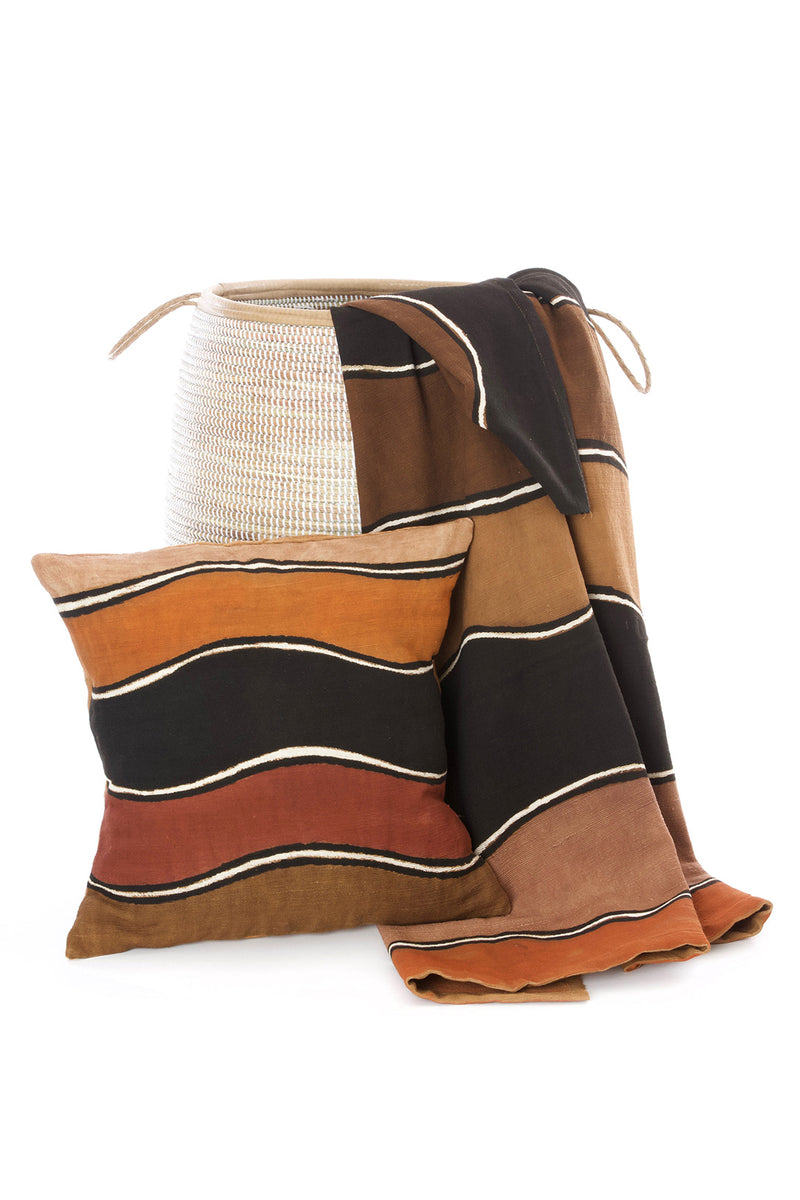 Mali Terrain Organic Cotton Pillow Cover
