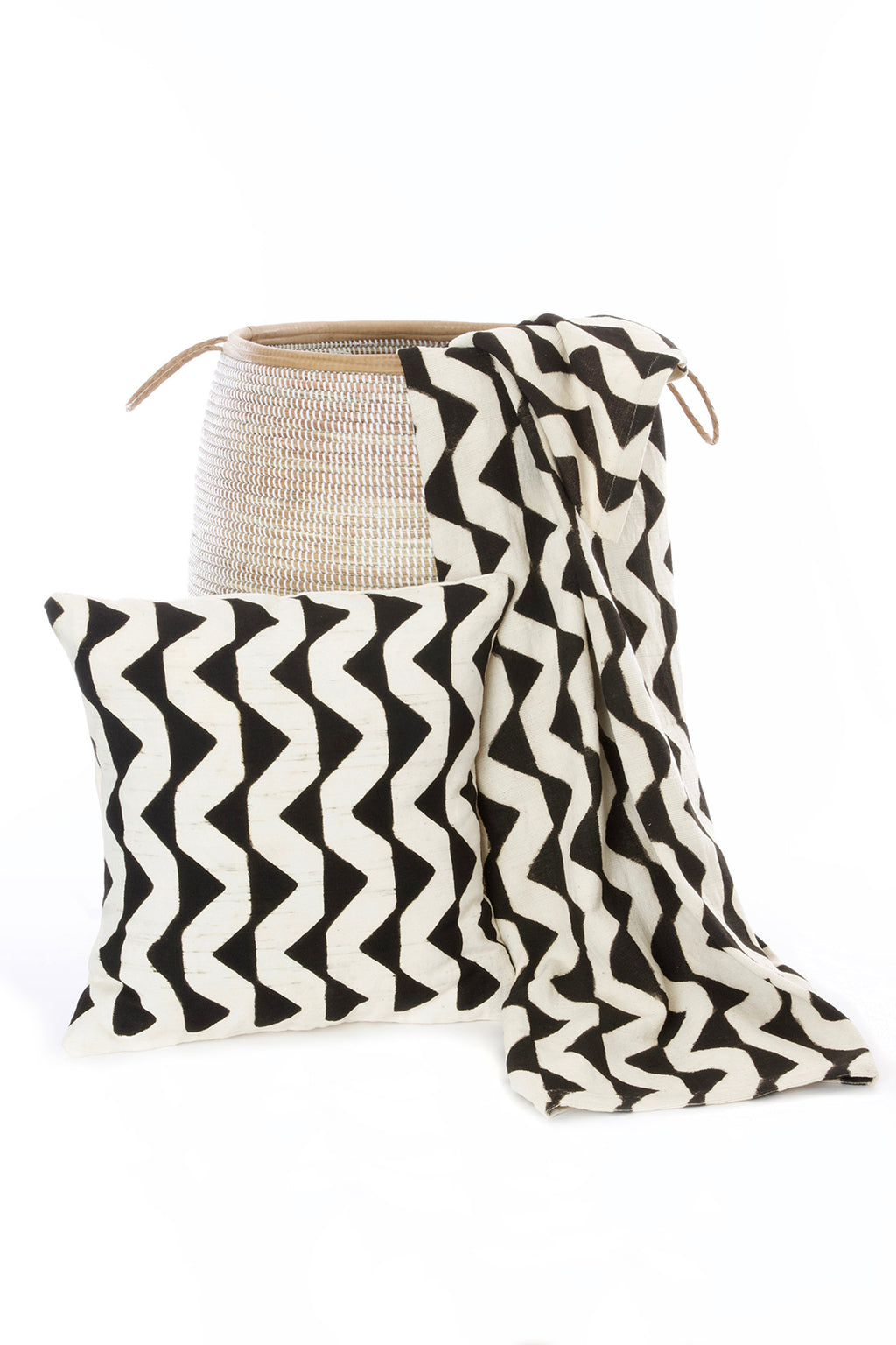 Malian Mudcloth Expedition Organic Cotton Pillow Cover