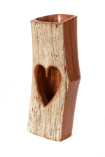 <i>Window to My Heart</i> Medium Sandalwood Vase