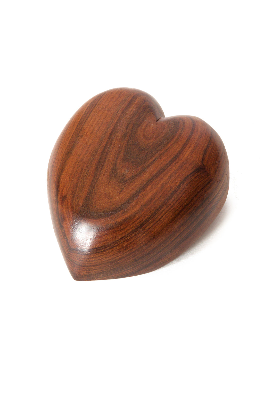 Large Rustic Sandalwood Wooden Keepsake Heart
