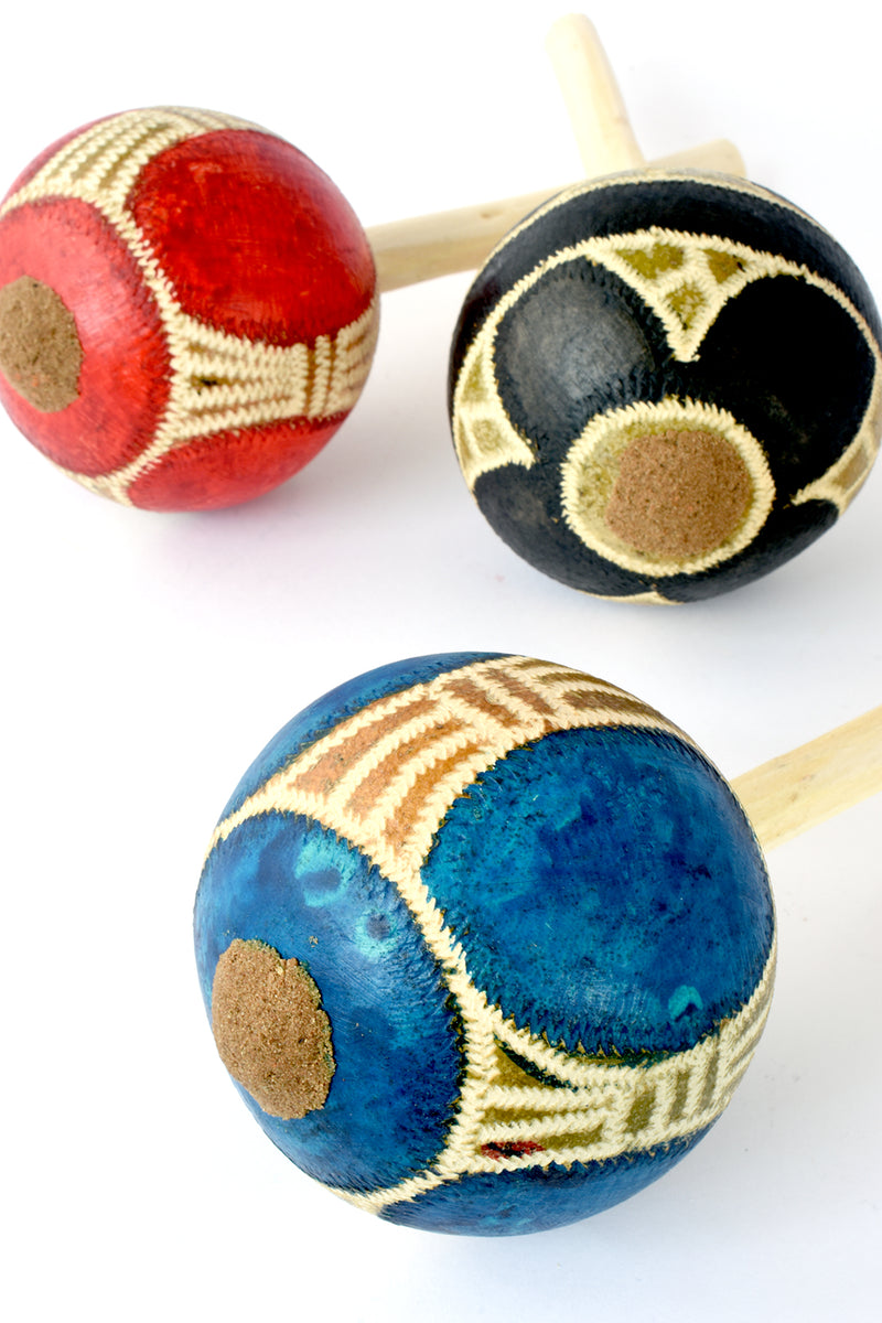 Assorted Handmade Etched Calabash Gourd Maracas