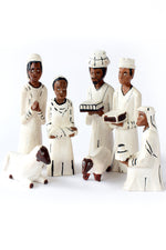 Dino's Hand Painted Wooden Nativity Scene from Mozambique