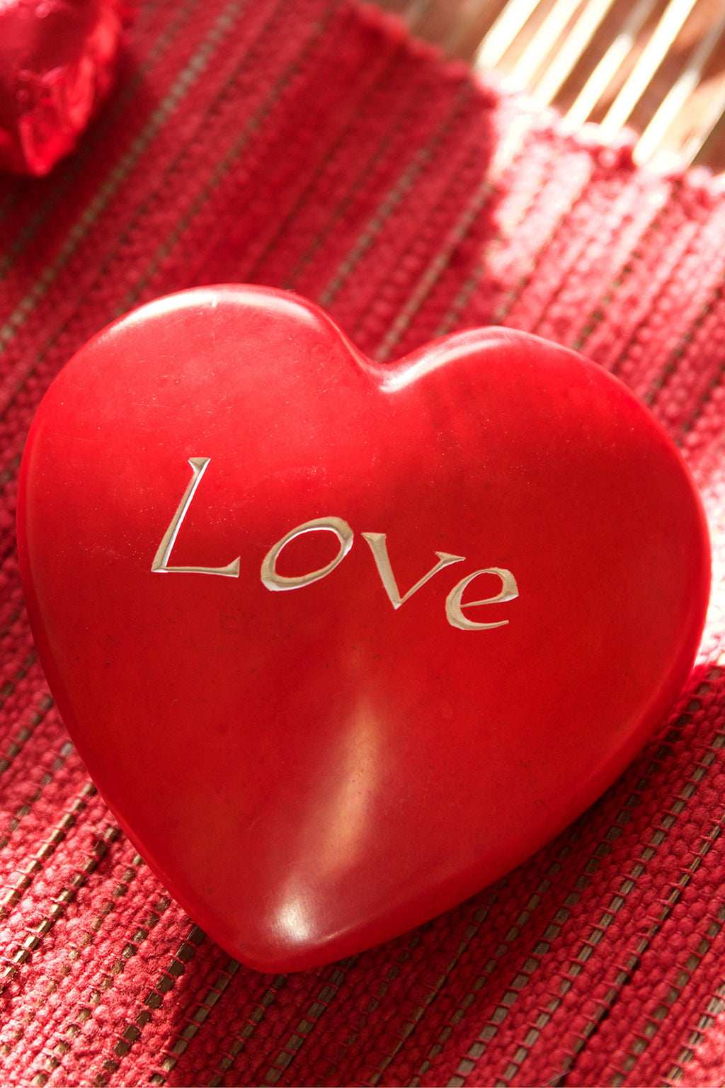 Kisii Stone Wise Words Heart:  Love Default Title