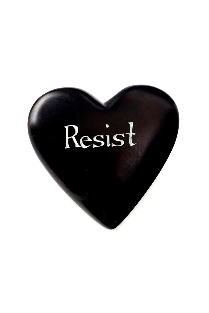 Kisii Stone Wise Words Heart:  Resist Default Title