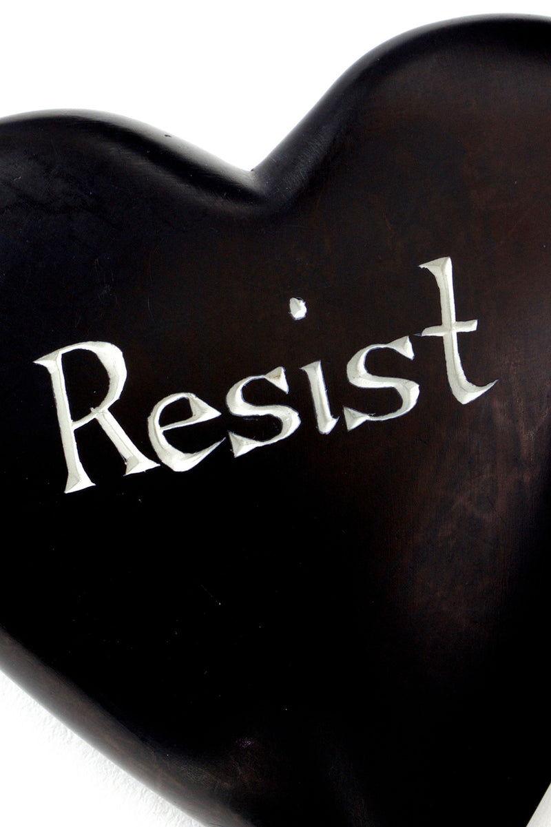 Kisii Stone Wise Words Heart:  Resist Default Title