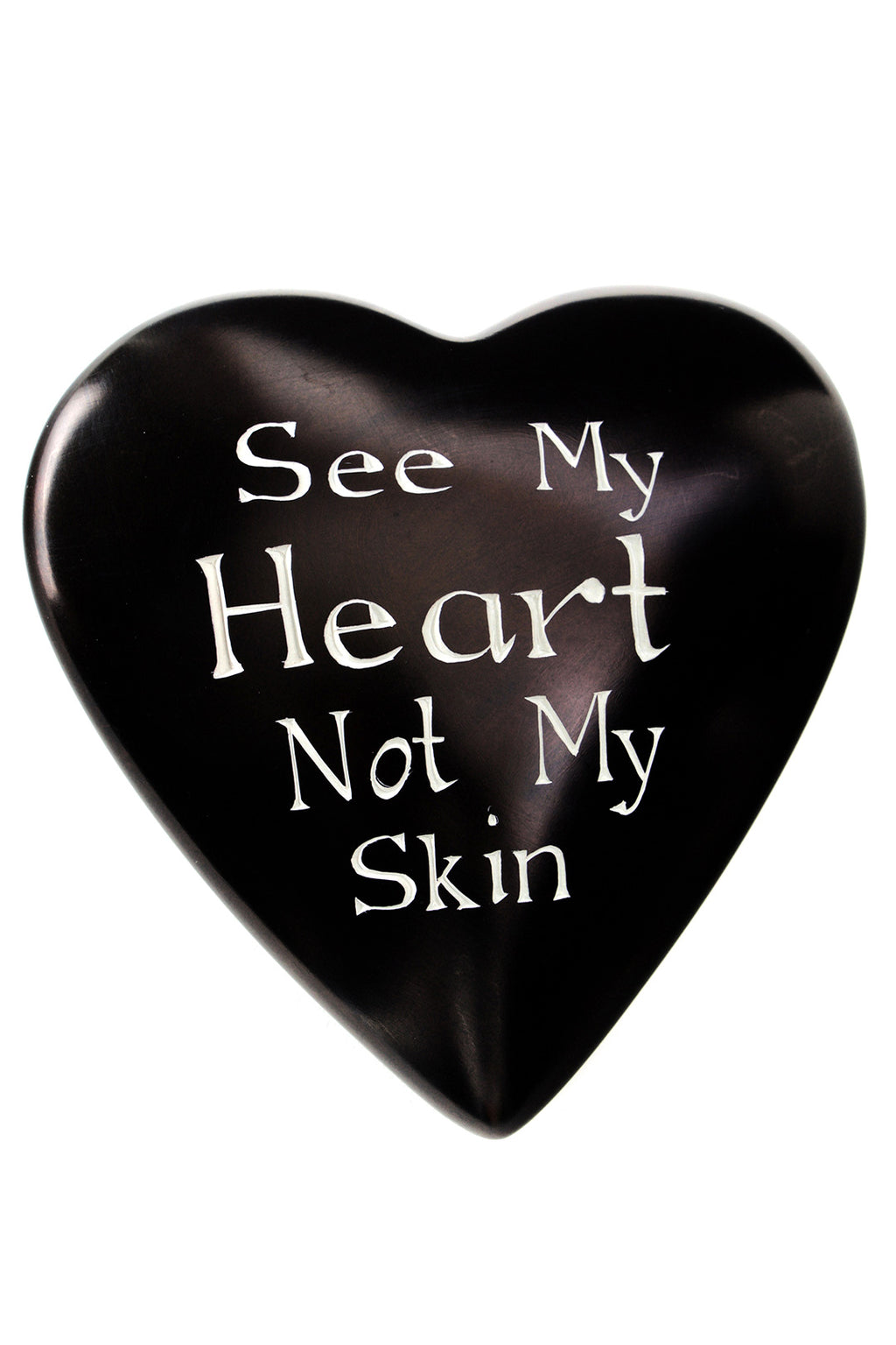 Wise Words Large Heart:  See My Heart, Not My Skin Default Title
