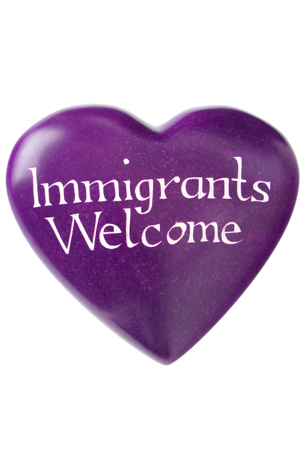 Wise Words Large Heart:  Immigrants Welcome Default Title