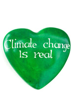 Wise Words Large Heart:  Climate Change is Real Default Title