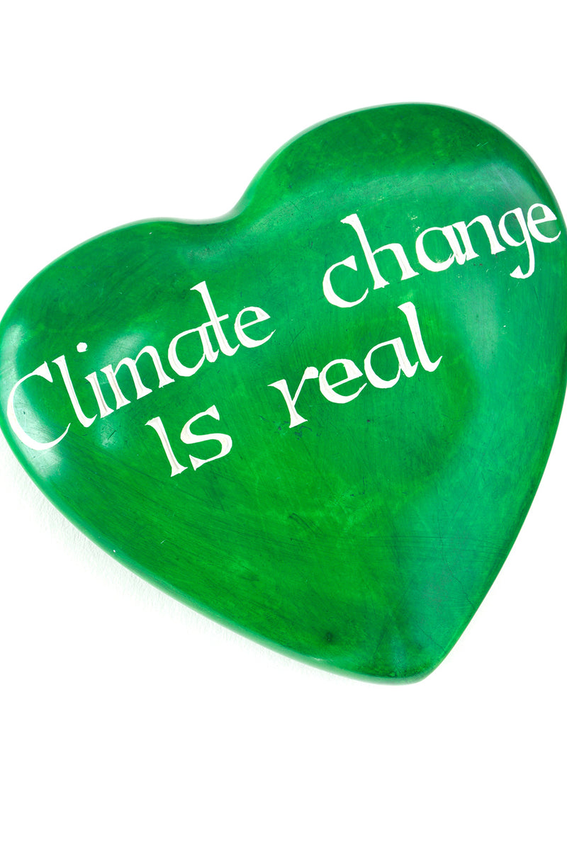 Wise Words Large Heart:  Climate Change is Real Default Title