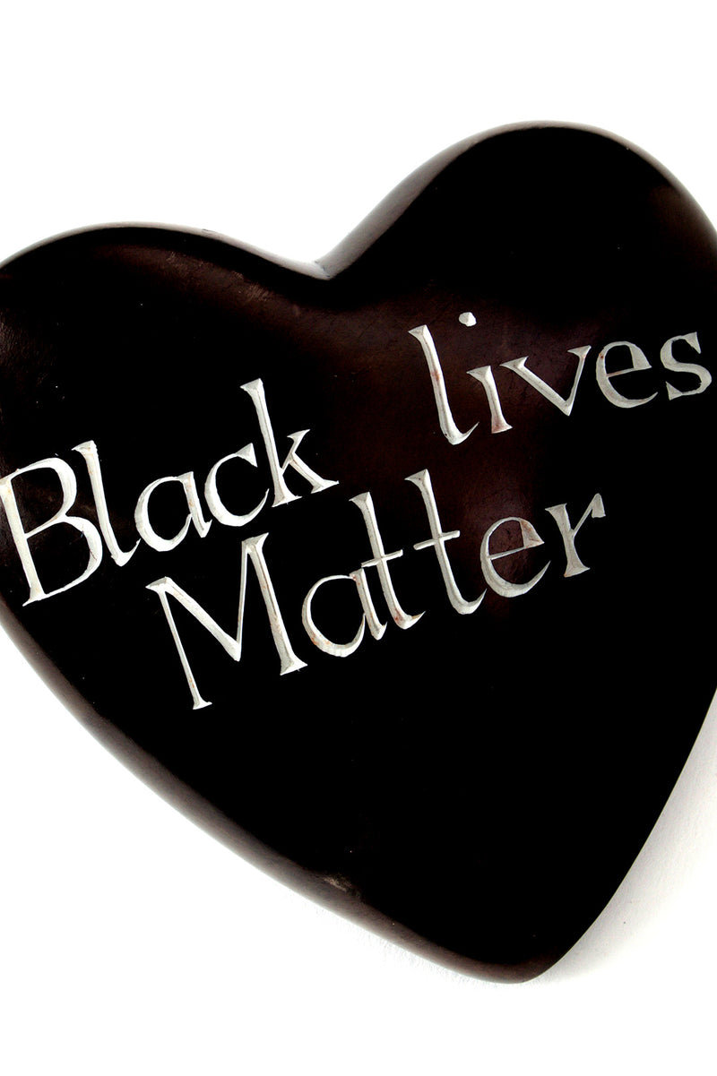 Wise Words Large Heart:  Black Lives Matter Default Title