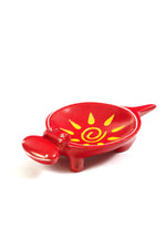 Crimson Sunshine Soapstone Hippo Dish Default Title