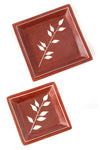 Brown African Bamboo Soapstone Dishes ND230A Small Dish