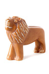 Tawny Kenyan Soapstone Lion Sculpture Default Title