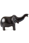 Large Black Polka Dot Soapstone Elephant Default Title