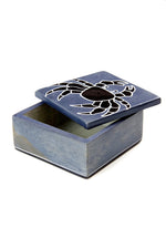 Slate Capricious Crab Soapstone Boxes ND242C Small Box