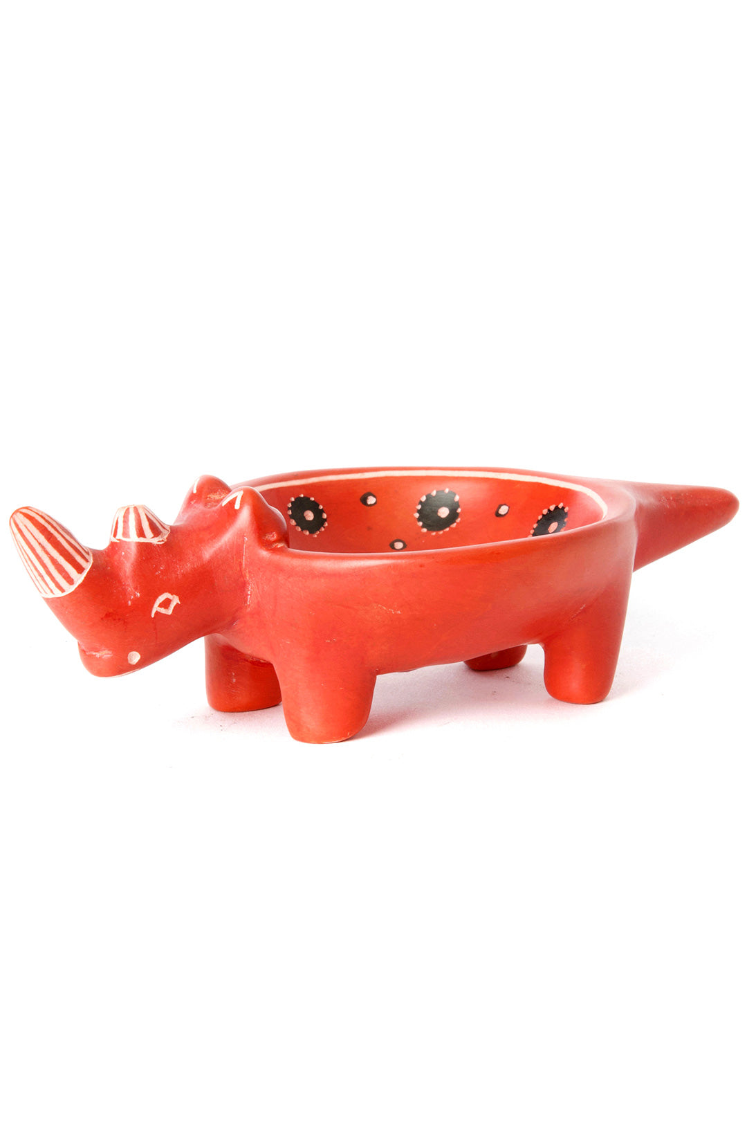 Orange Peel Soapstone Rhino Dish Default Title