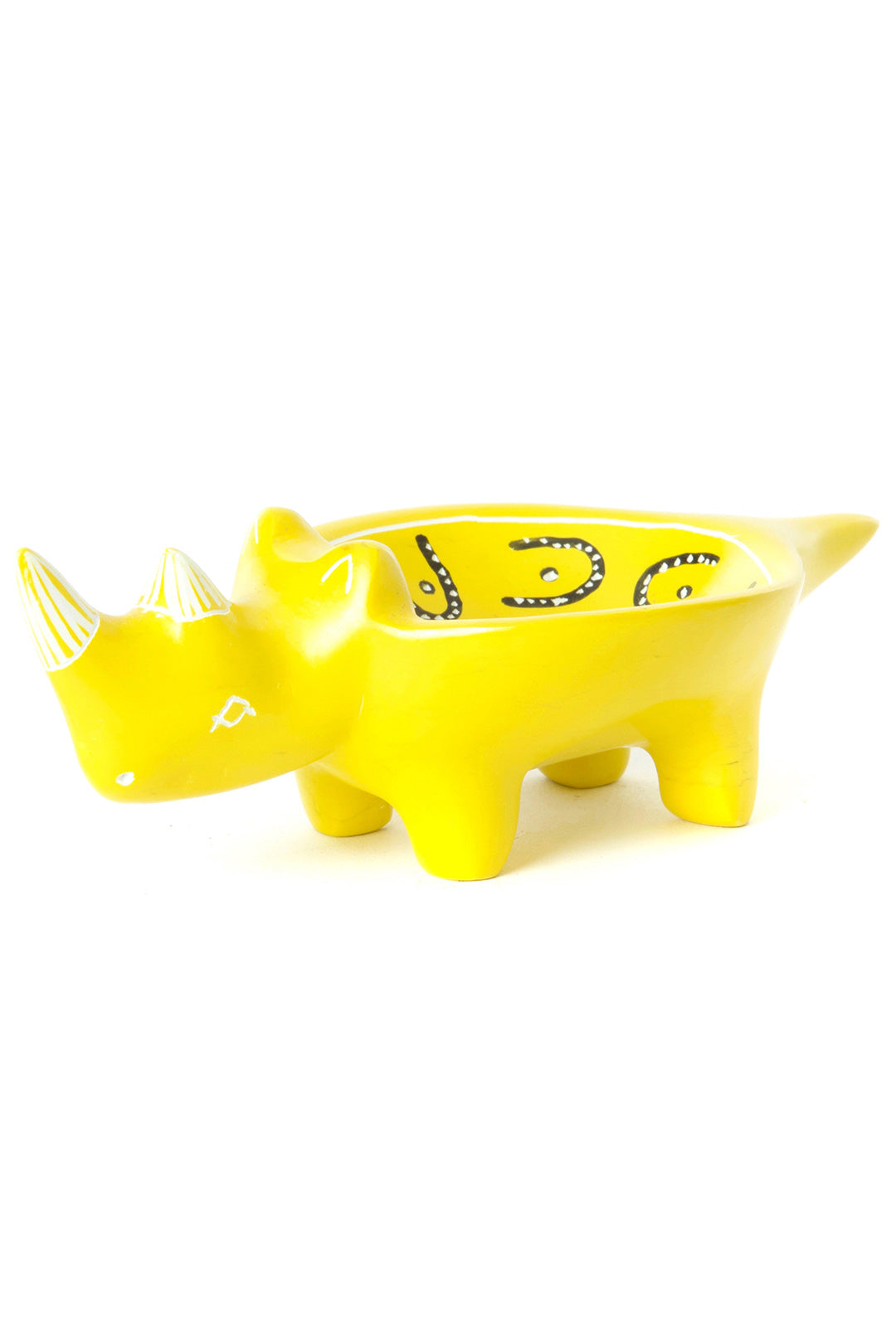 Lemon Rind Soapstone Rhino Dish Default Title