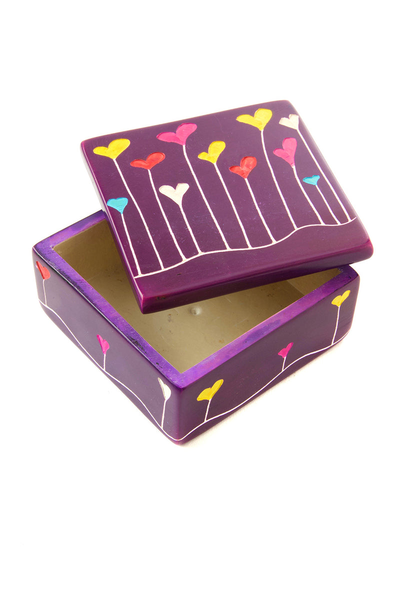 3" Dreamland Soapstone Box in Purple Default Title