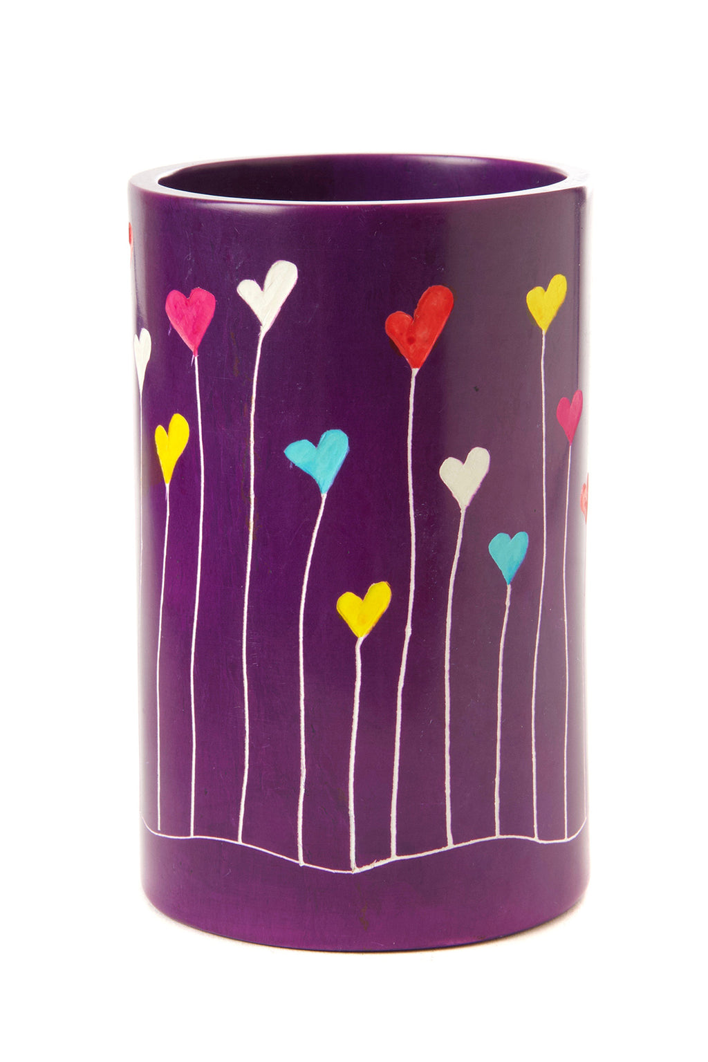 Dreamland Soapstone Pen Cup Vase in Purple Default Title