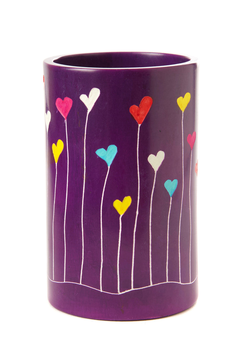 Dreamland Soapstone Pen Cup Vase in Purple Default Title