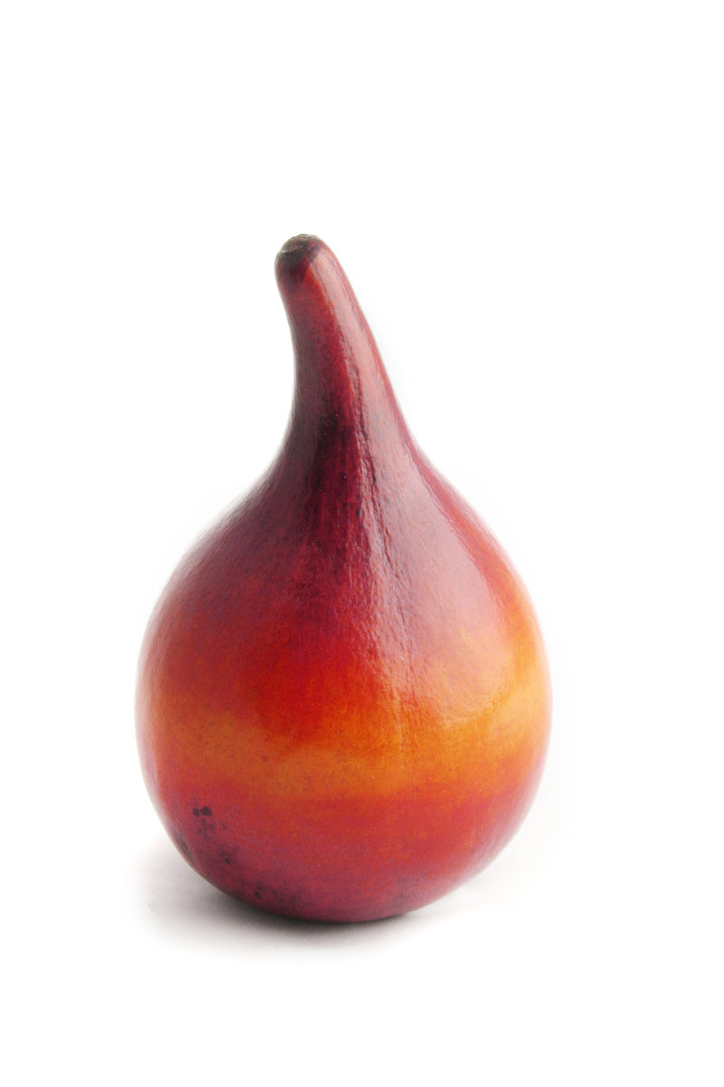 Faded Ochre Decorative Calabash Gourd from Kenya