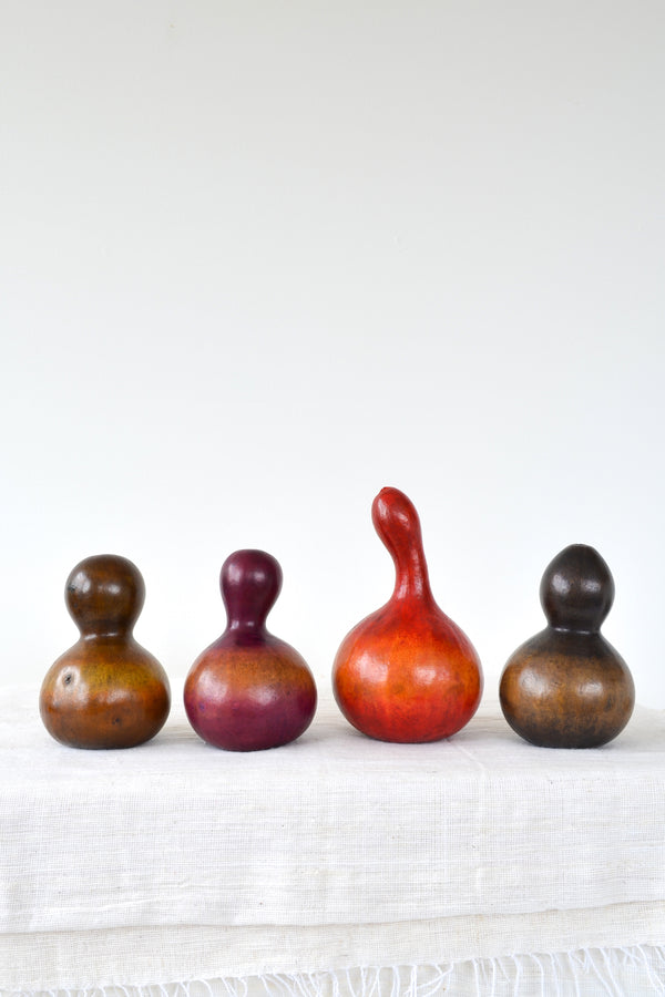 Faded Peppercorn Decorative Calabash Gourd from Kenya