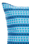 Variations on Blue Pillow Cover from Nigeria