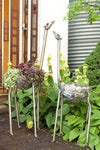 Kenyan Recycled Metal Giraffe Plant Holders