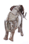 Kenyan Recycled Metal Elephant Garden Art Sculpture