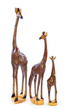 Kenyan Wooden Giraffes