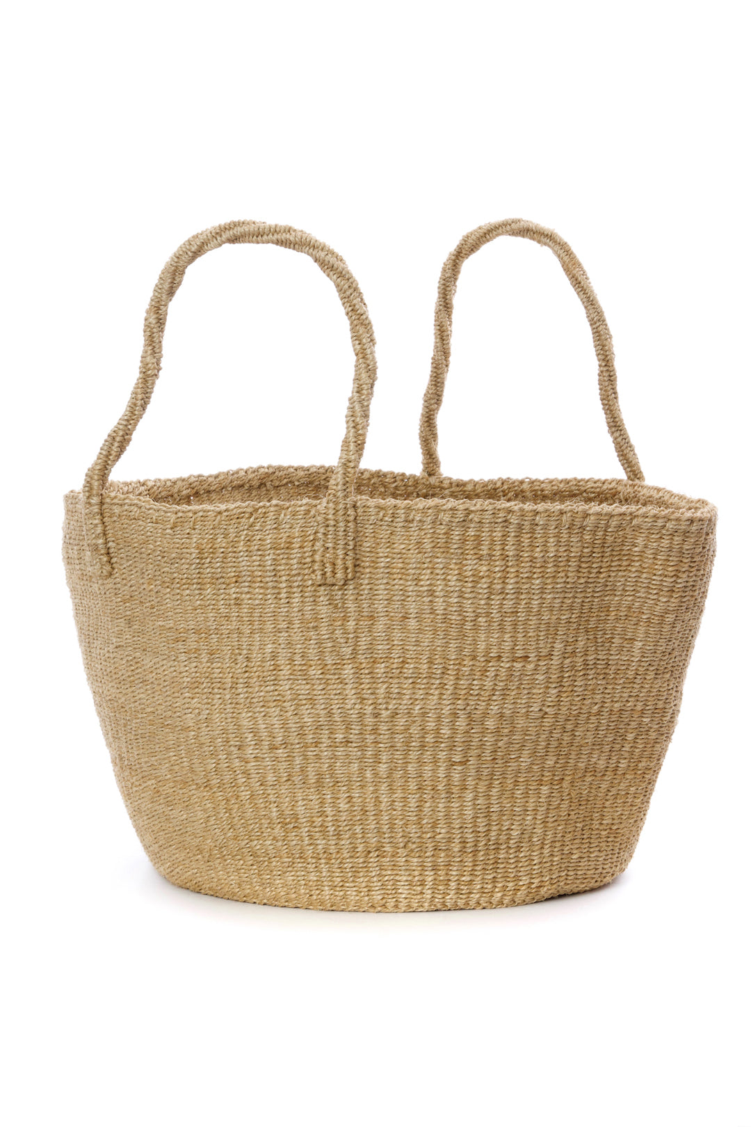 Sandy Beige Classic Sisal Tote