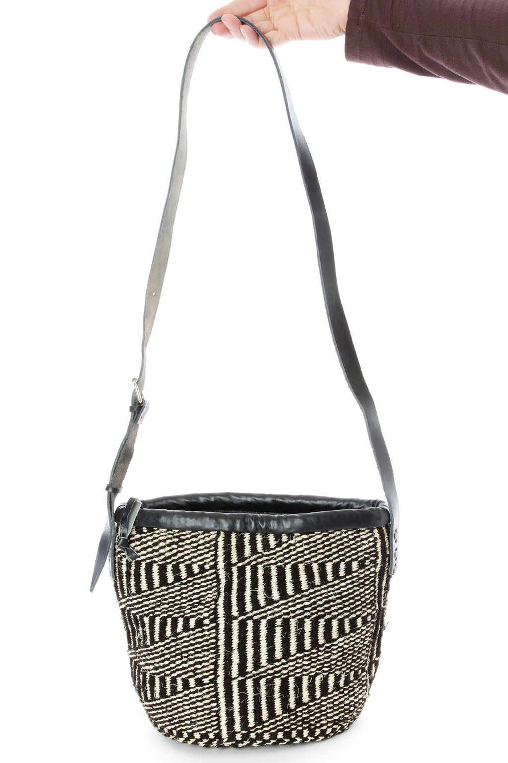 Pen & Ink Patterned Sisal Purse