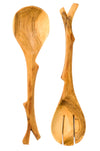 Large Wild Olive Wood Branch Server Set Default Title