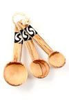 Set of 3 Measuring Spoons with Bone Default Title