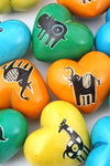 Colorful Animal Soapstone Hearts Default Title