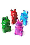 Set of Four Mini Soapstone Funny Frogs Default Title