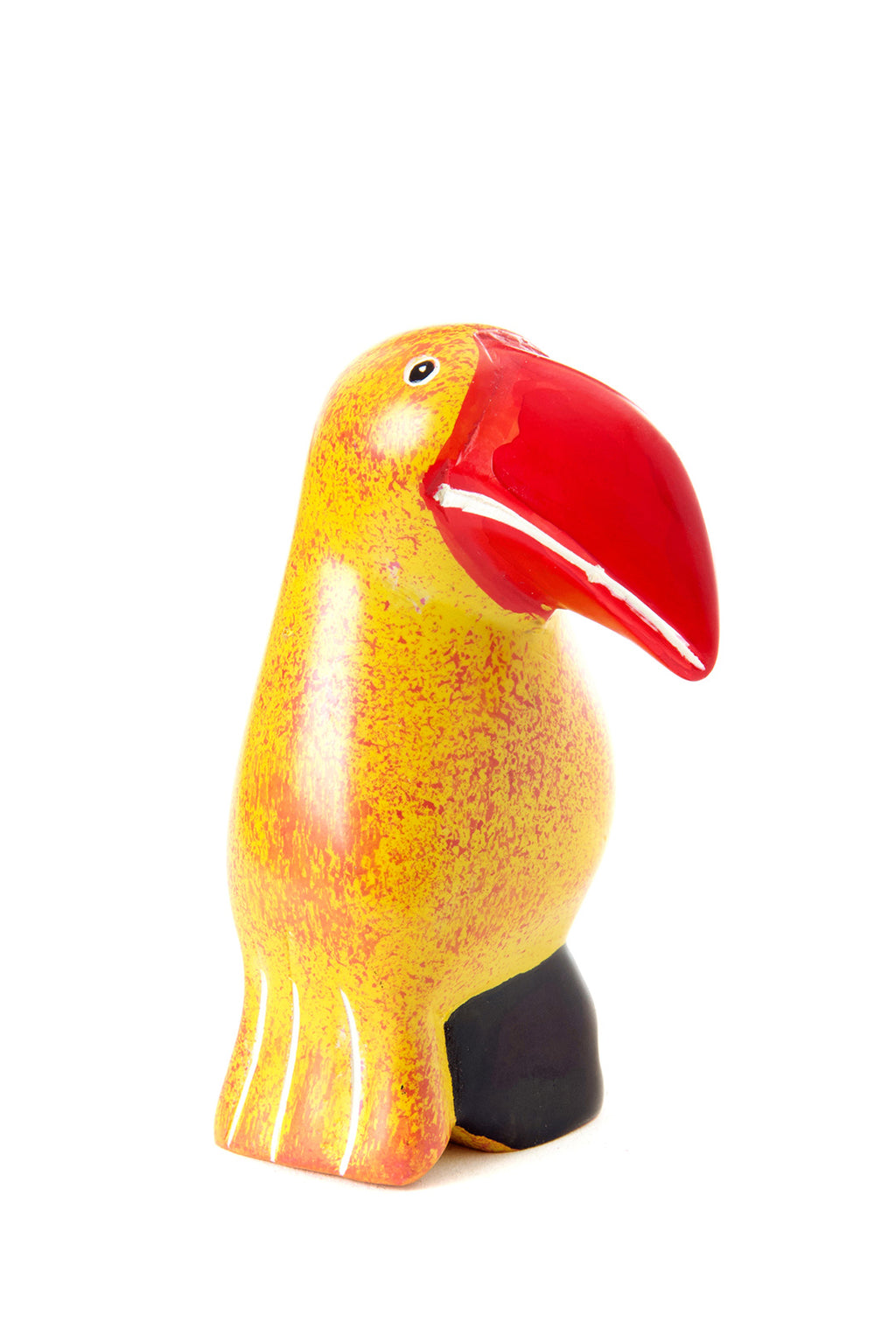 Small Soapstone Tropical Toucan in Orange & Red Default Title