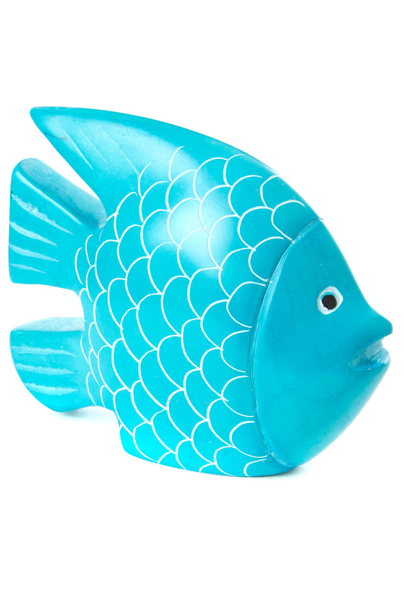 Soapstone Tropical Fish Sculpture Default Title