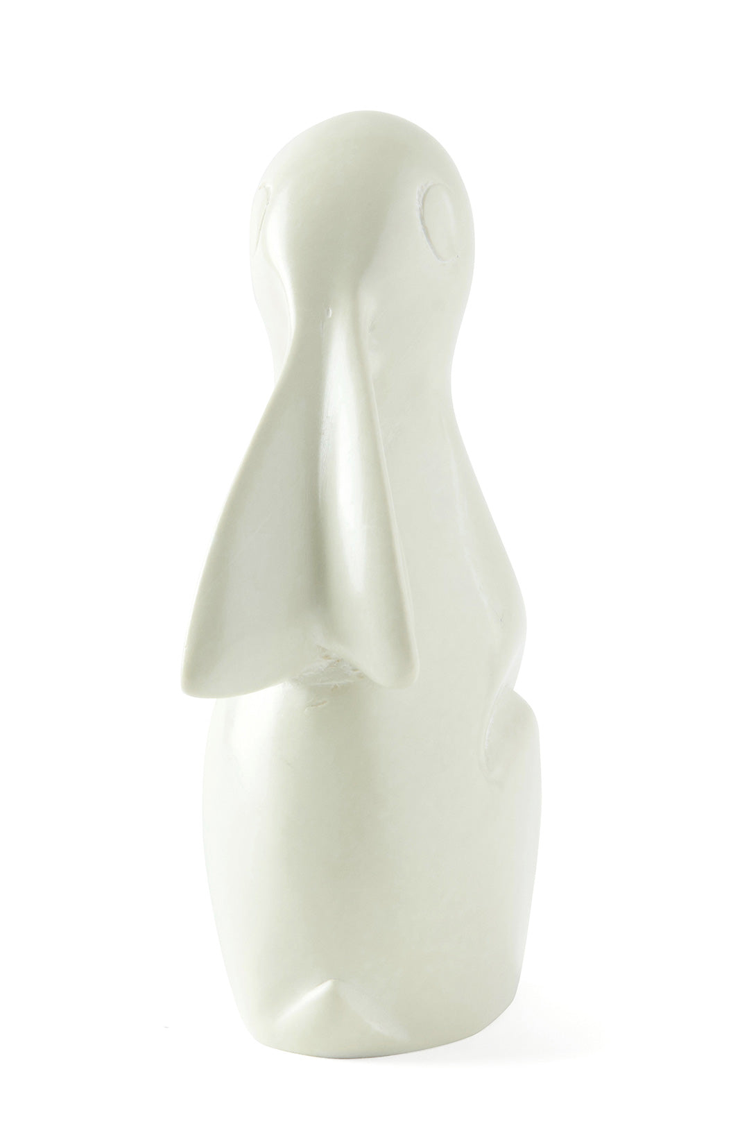 Small Natural Soapstone Singing Bunny Rabbits RM62D  Small Bunny
