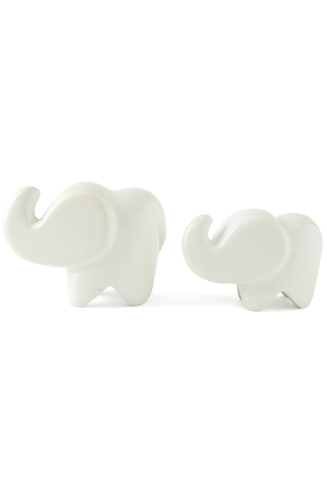 Natural Soapstone Cherub Elephant Default Title