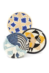 Small Rwandan Fruit Baskets in Assorted Colors & Patterns