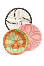 Small Rwandan Fruit Baskets in Assorted Colors & Patterns