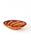 Small Rwandan Sisal Fall Leaves Basket