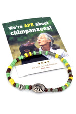 <b>We're Ape About Chimpanzees</b> South African Relate Cause Bracelet