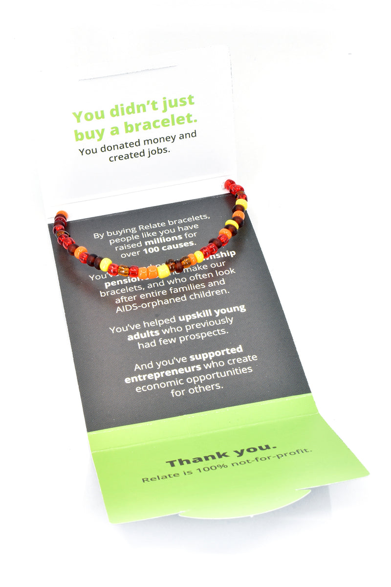 Relate Bracelets Handmade In South Africa - Stretchy Bead Bracelets Supporting Charitable Causes