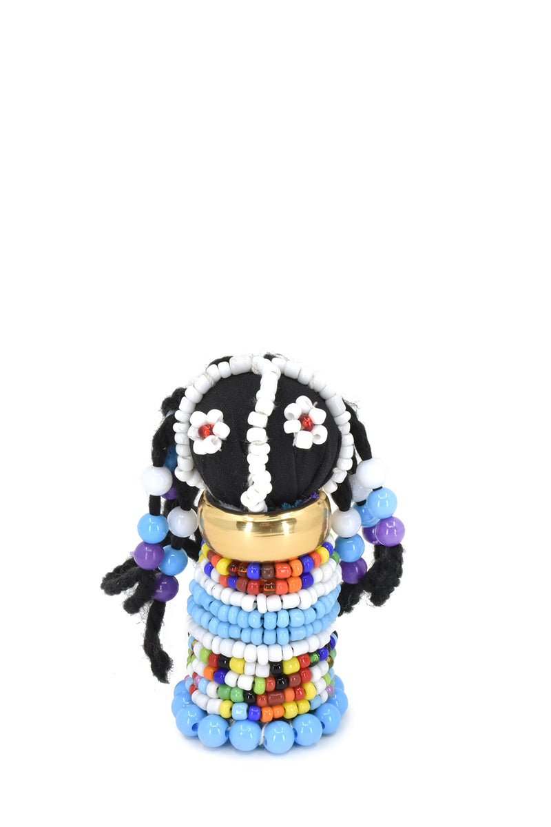 Small South African Ndebele Doll Sculpture