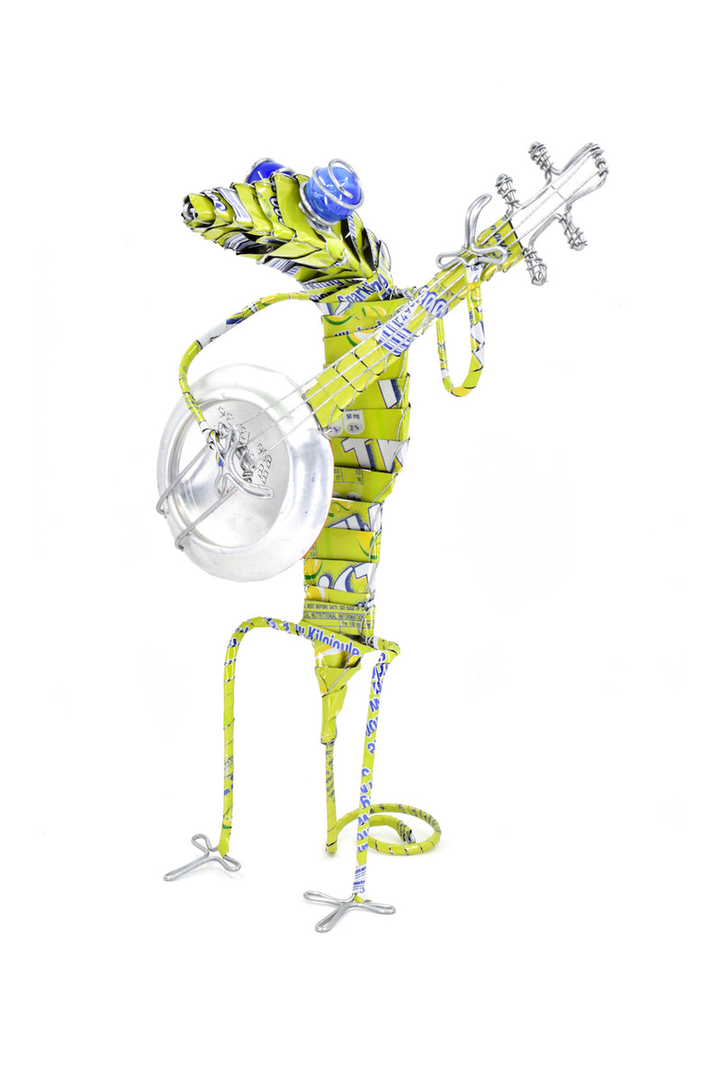 Groovy Gecko Band Banjo Sculpture - Assorted Colors