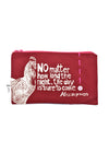 Red <i>The Day is Sure to Come</i> 8" African Proverb Pouch