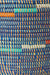 Blue Flat Top Storage Basket with Colorful Spiral Default Title