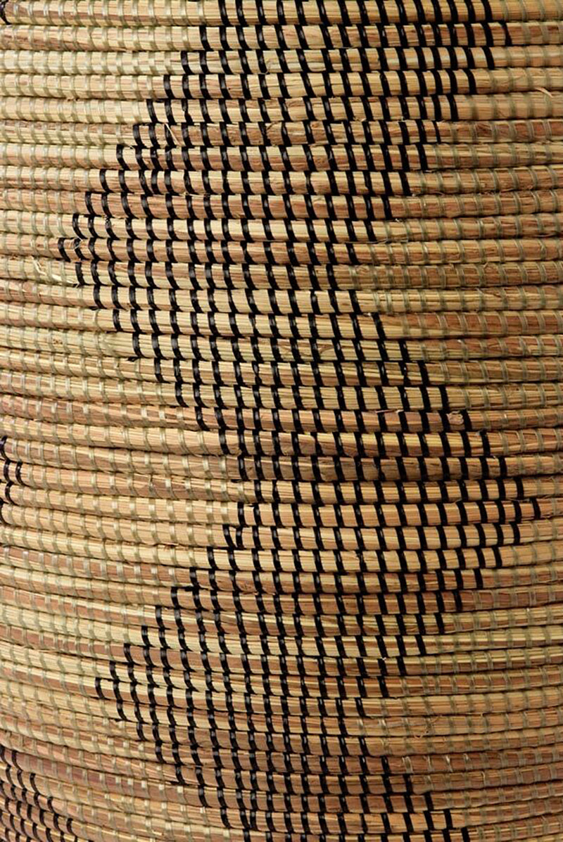 Extra Large Black and Gold ZigZag Hamper Default Title